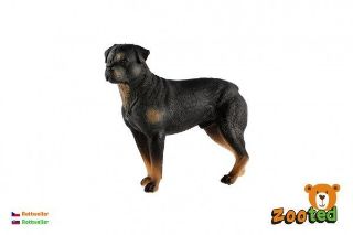 Obrázek z Pes Rottweiler zooted plast 8cm 